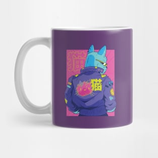 Cyberpunk Cat Mug